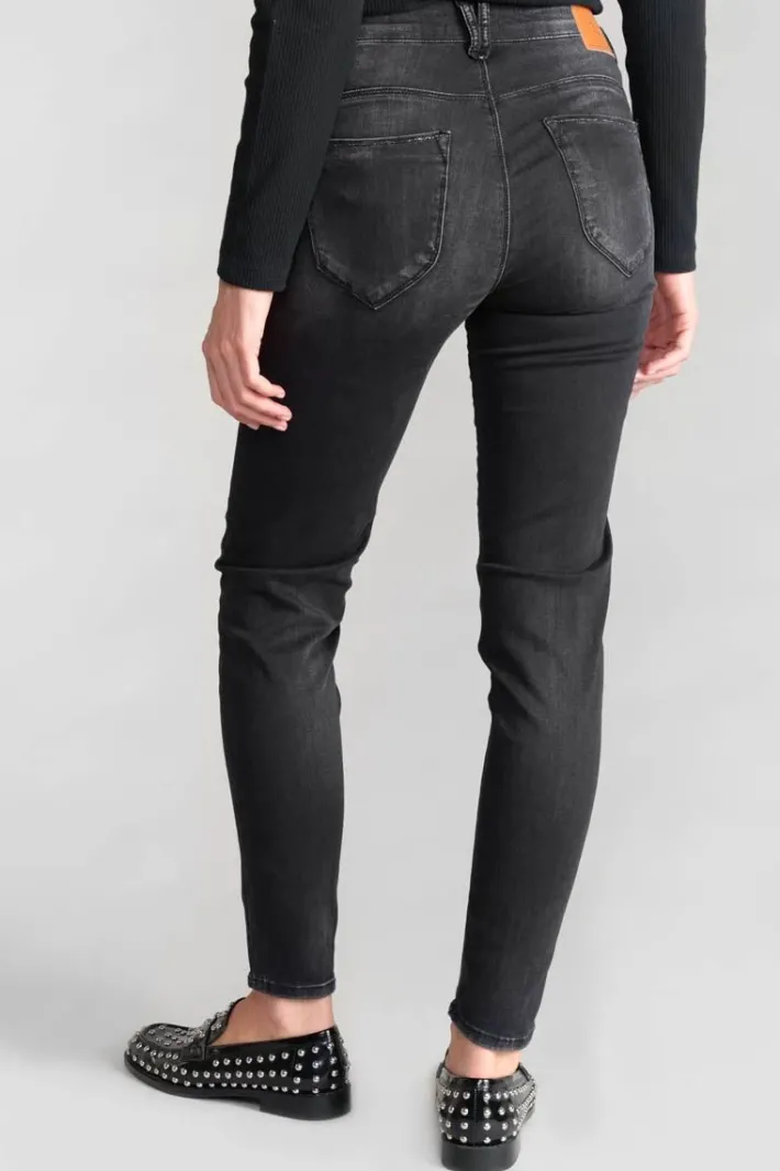 Le Temps des Cerises Acya Pulp Slim Taille Haute 7/8Eme Jeans Noir N°1 Black / Black New
