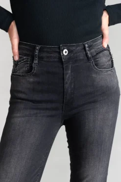 Le Temps des Cerises Acya Pulp Slim Taille Haute 7/8Eme Jeans Noir N°1 Black / Black New