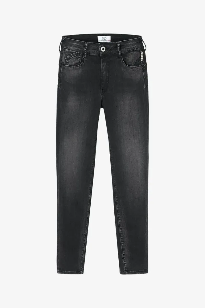 Le Temps des Cerises Acya Pulp Slim Taille Haute 7/8Eme Jeans Noir N°1 Black / Black New