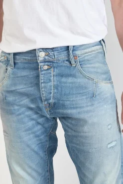 Le Temps des Cerises Alost 900/03 Tapered Arque Jeans Destroy Bleu N°4 Blue Flash Sale