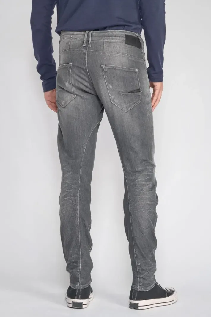 Le Temps des Cerises Alost 900/3 Tapered Arque Jeans Destroy Gris N°1 Grey Clearance
