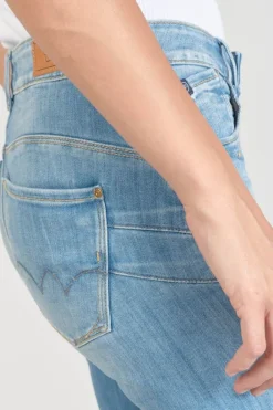 Le Temps des Cerises Axis Pulp Flare Taille Haute Jeans Bleu N°4 Blue Hot