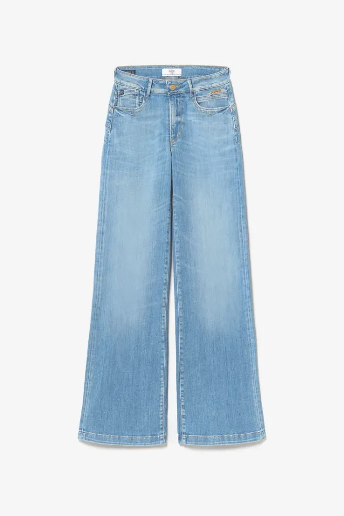 Le Temps des Cerises Axis Pulp Flare Taille Haute Jeans Bleu N°4 Blue Hot