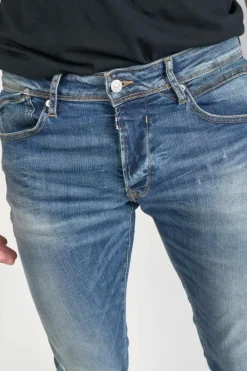 Le Temps des Cerises Barnabe 700/11 Adjusted Jeans Destroy Bleu N°3 Blue Hot