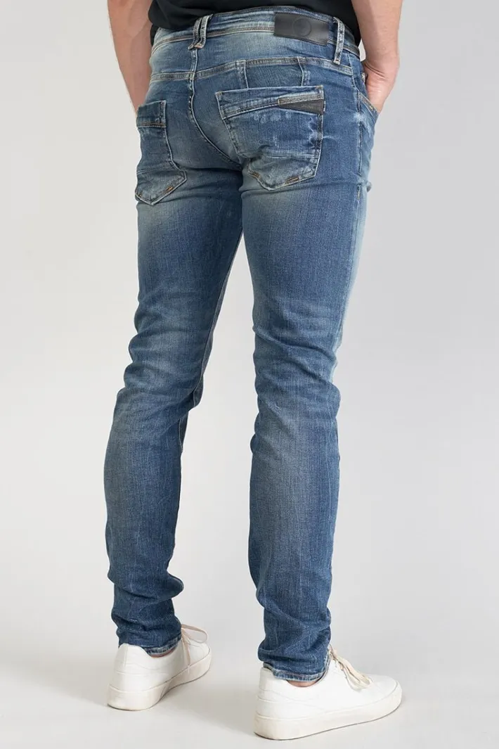 Le Temps des Cerises Barnabe 700/11 Adjusted Jeans Destroy Bleu N°3 Blue Hot