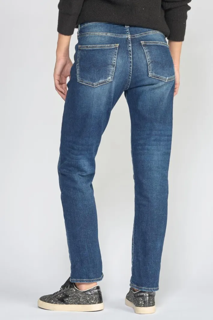 Le Temps des Cerises Basic 400/17 Mom Taille Haute 7/8Eme Jeans Destroy Bleu N°2 Blue Discount