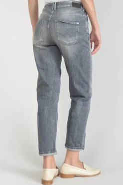 Le Temps des Cerises Basic 400/18 Mom Taille Haute 7/8Eme Jeans Gris N°3 Grey Clearance