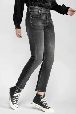 Le Temps des Cerises Basic 400/17 Mom Taille Haute 7/8Eme Jeans Noir N°1 Black / Black Cheap