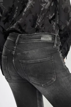Le Temps des Cerises Basic 400/17 Mom Taille Haute 7/8Eme Jeans Noir N°1 Black / Black Cheap