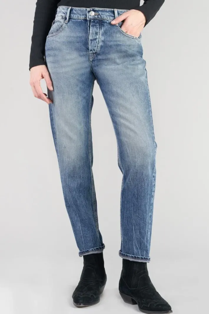 Le Temps des Cerises Basic 400/20 Mom Taille Haute 7/8Eme Jeans Bleu N°4 Blue Cheap