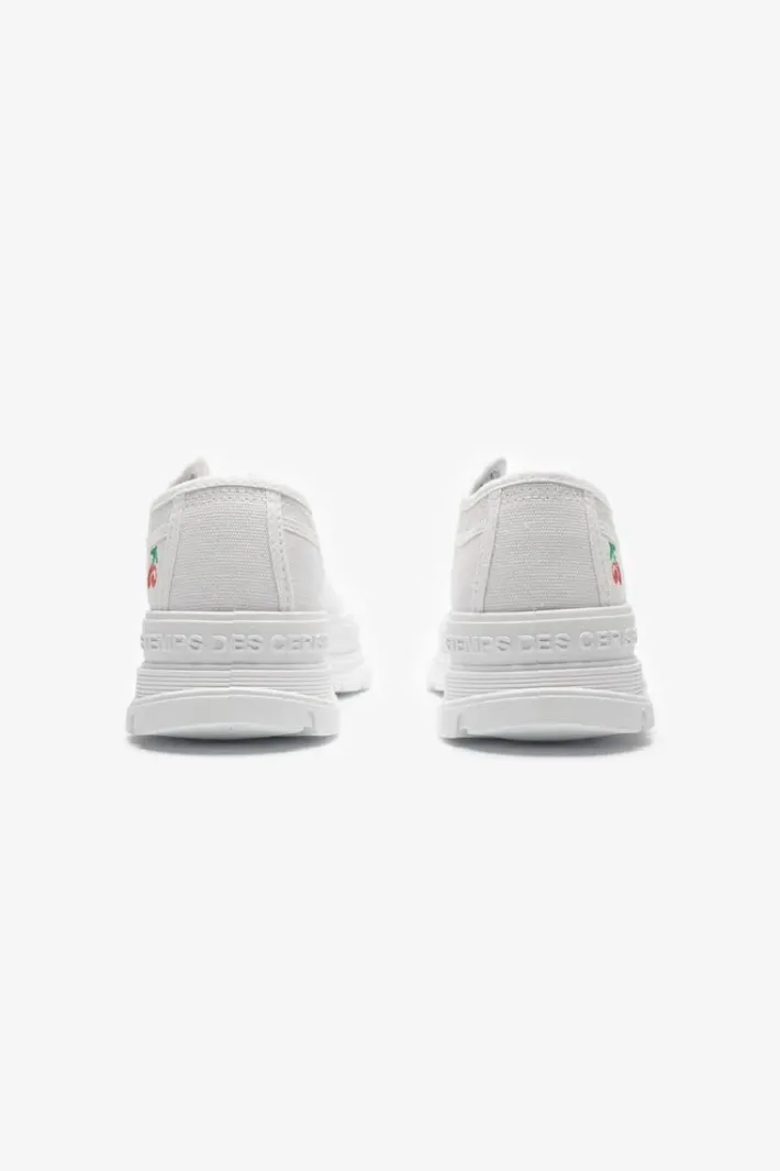 Le Temps des Cerises Baskets Lina Blanches White Flash Sale