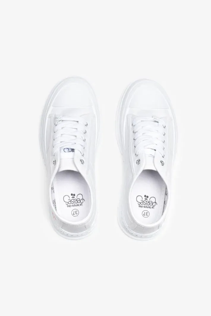 Le Temps des Cerises Baskets Lina Blanches White Flash Sale