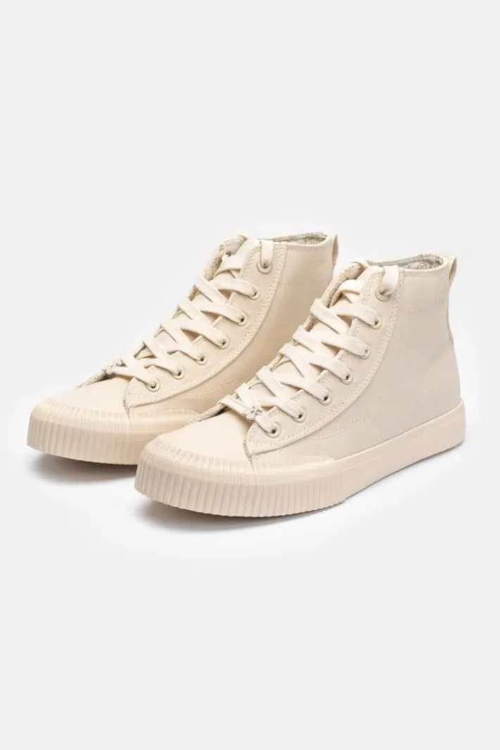 Le Temps des Cerises Baskets Montantes Harlo Beige Mono Off White Outlet