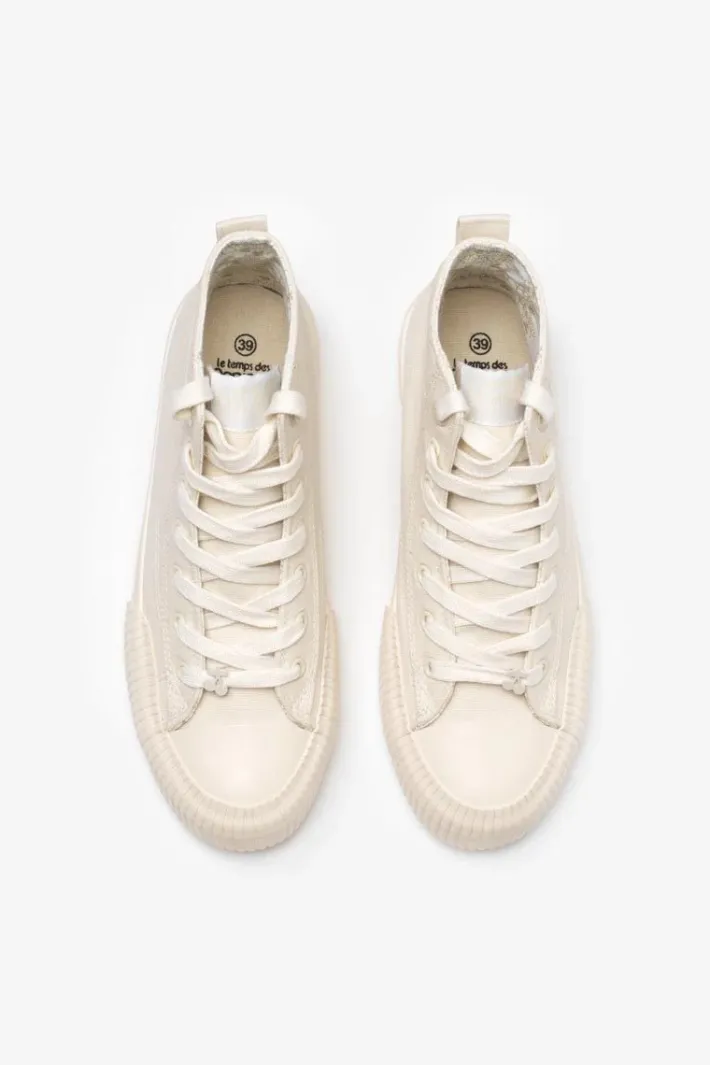 Le Temps des Cerises Baskets Montantes Harlo Beige Mono Off White Outlet