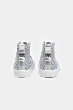 Le Temps des Cerises Baskets Montantes Harlo Rayees Stripes Shinny Sale