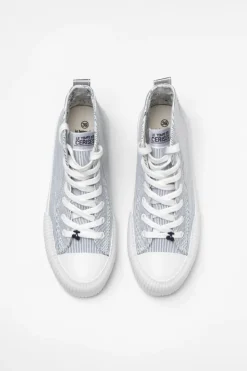 Le Temps des Cerises Baskets Montantes Harlo Rayees Stripes Shinny Sale