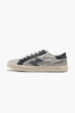 Le Temps des Cerises Baskets Soho Bleues A Paillettes Argentees Shiny New