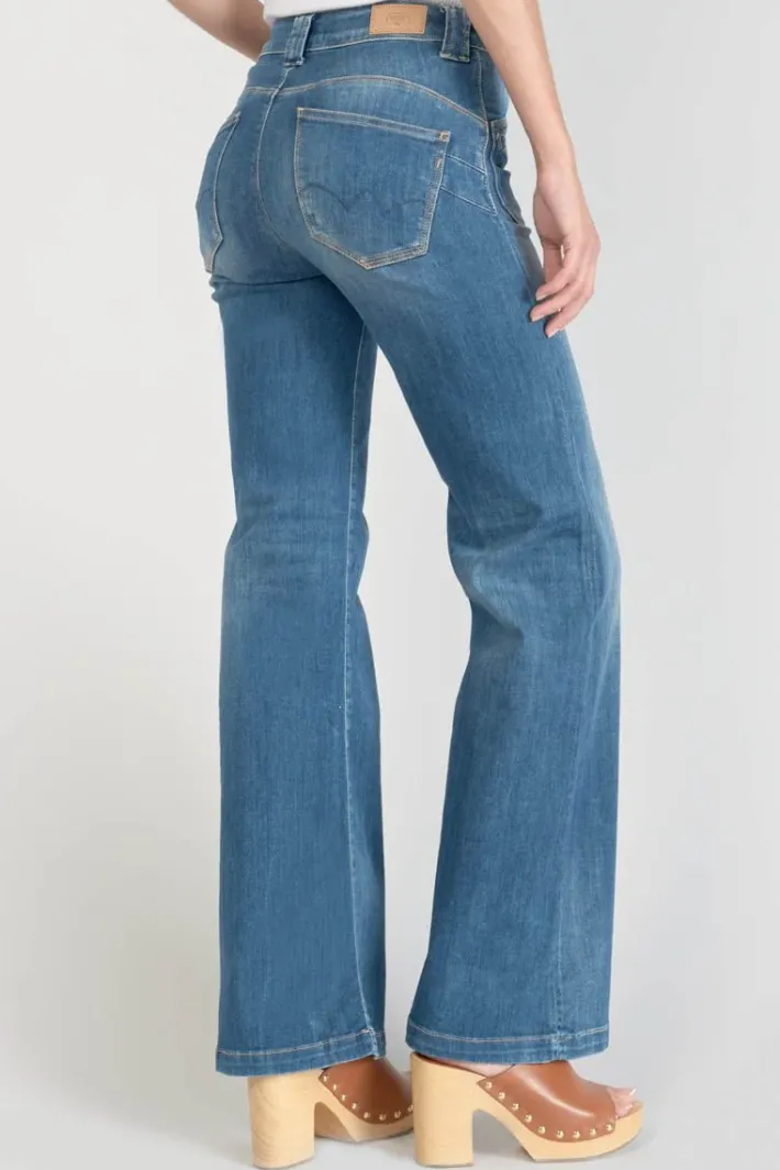 Le Temps des Cerises Beni Pulp Flare Taille Haute Jeans Bleu N°2 Blue Best Sale