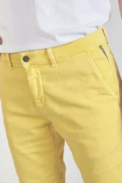 Le Temps des Cerises Bermuda Chino Jogg Swoop Moutarde Sunrise Flash Sale