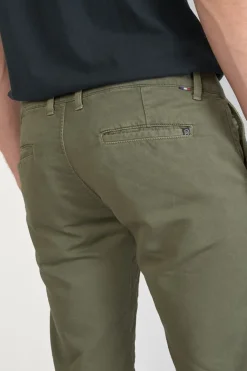 Le Temps des Cerises Bermuda Chino Jogg Swoop Kaki Leaf Sale