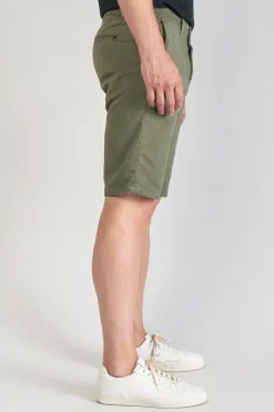 Le Temps des Cerises Bermuda Chino Jogg Swoop Kaki Leaf Sale