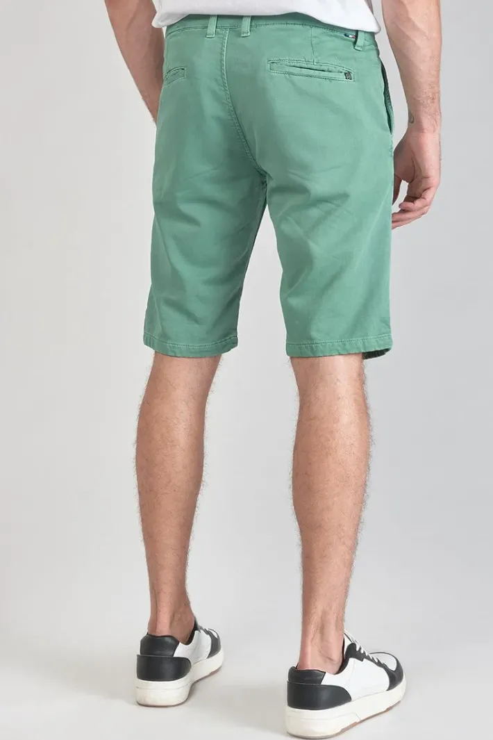 Le Temps des Cerises Bermuda Chino Jogg Swoop Vert D'Eau Oil Cheap