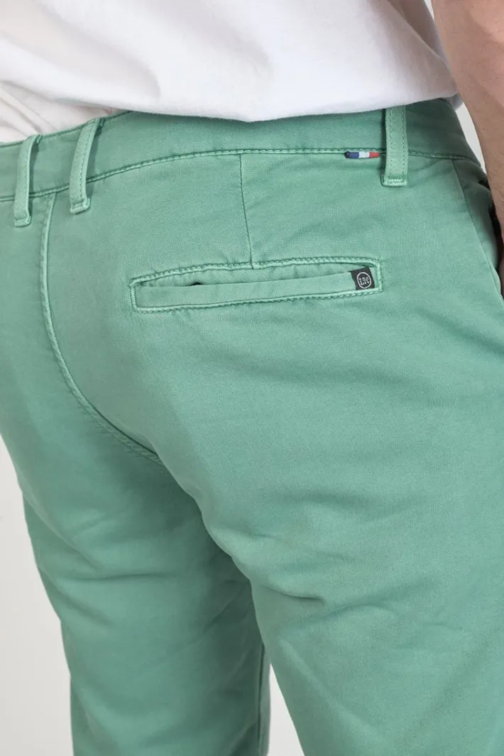 Le Temps des Cerises Bermuda Chino Jogg Swoop Vert D'Eau Oil Cheap