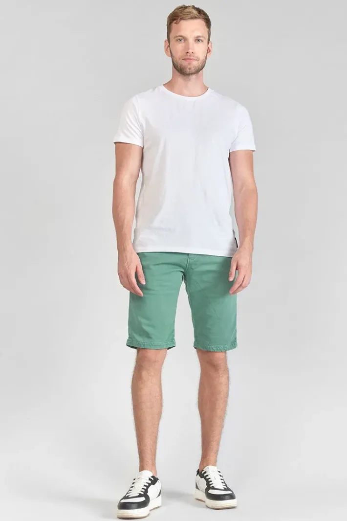 Le Temps des Cerises Bermuda Chino Jogg Swoop Vert D'Eau Oil Cheap