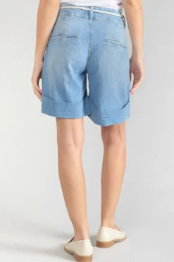 Le Temps des Cerises Bermuda Hellia En Jeans Bleu Clair Blue Cheap
