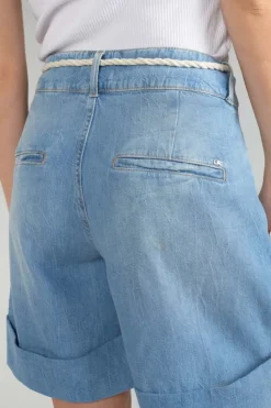 Le Temps des Cerises Bermuda Hellia En Jeans Bleu Clair Blue Cheap