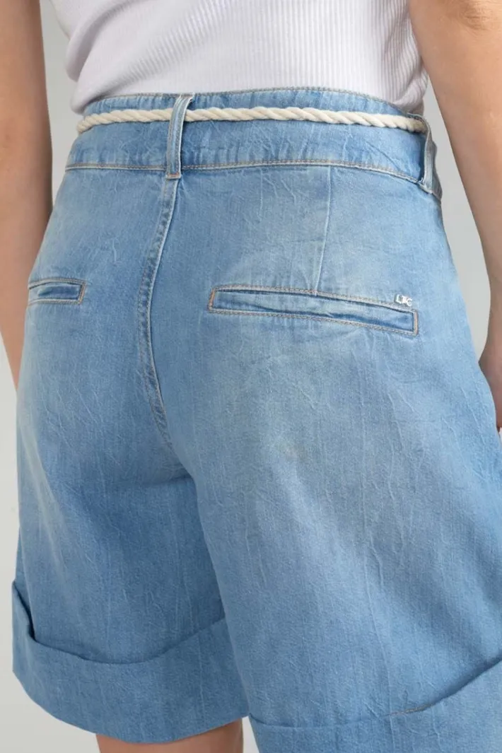 Le Temps des Cerises Bermuda Hellia En Jeans Bleu Clair Blue Cheap