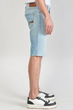 Le Temps des Cerises Bermuda Laredo En Jeans Bleu Clair Delave Blue Clearance