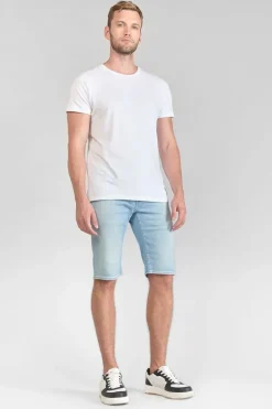Le Temps des Cerises Bermuda Laredo En Jeans Bleu Clair Delave Blue Clearance