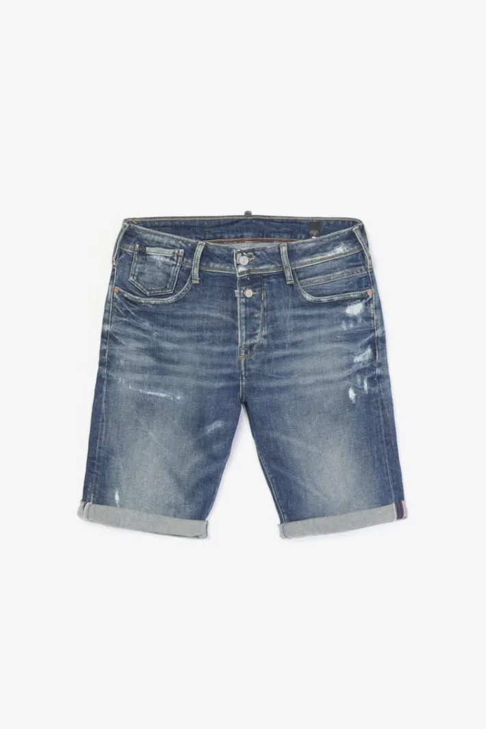 Le Temps des Cerises Bermuda Laredo En Jeans Bleu Fonce Destroy Blue Outlet