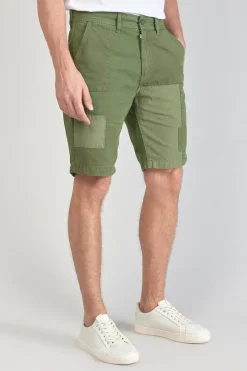 Le Temps des Cerises Bermuda Luberon Kaki Vert Khaki Fashion