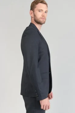 Le Temps des Cerises Blazer Cinel Noir Chine Bleu Blue Cheap