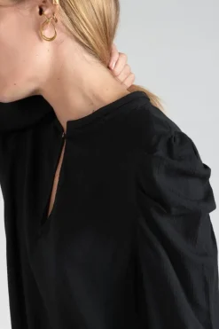 Le Temps des Cerises Blouse Sterenn Noire Black Cheap