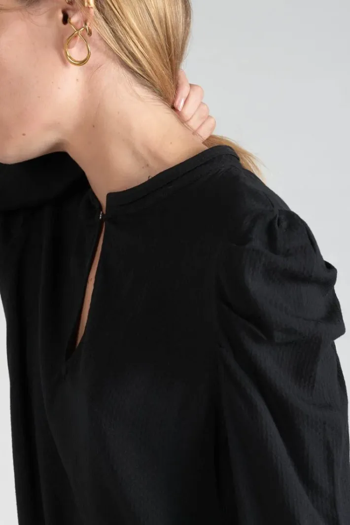 Le Temps des Cerises Blouse Sterenn Noire Black Cheap