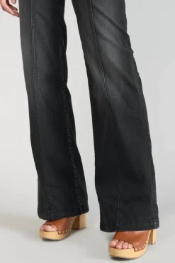 Le Temps des Cerises Bran Pulp Flare Taille Haute Jeans Noir N°1 Black / Black Best Sale