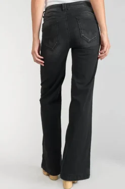 Le Temps des Cerises Bran Pulp Flare Taille Haute Jeans Noir N°1 Black / Black Best Sale