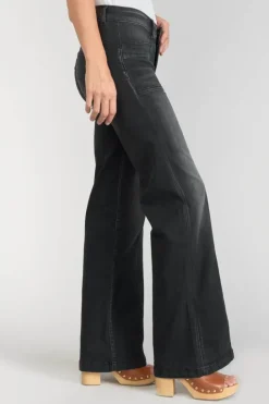 Le Temps des Cerises Bran Pulp Flare Taille Haute Jeans Noir N°1 Black / Black Best Sale