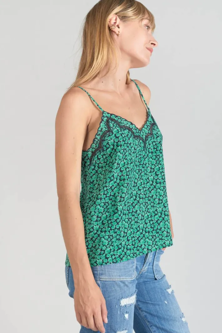 Le Temps des Cerises Caraco Janna A Motif Vert Tropical Online