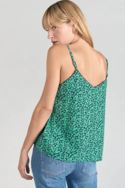 Le Temps des Cerises Caraco Janna A Motif Vert Tropical Online
