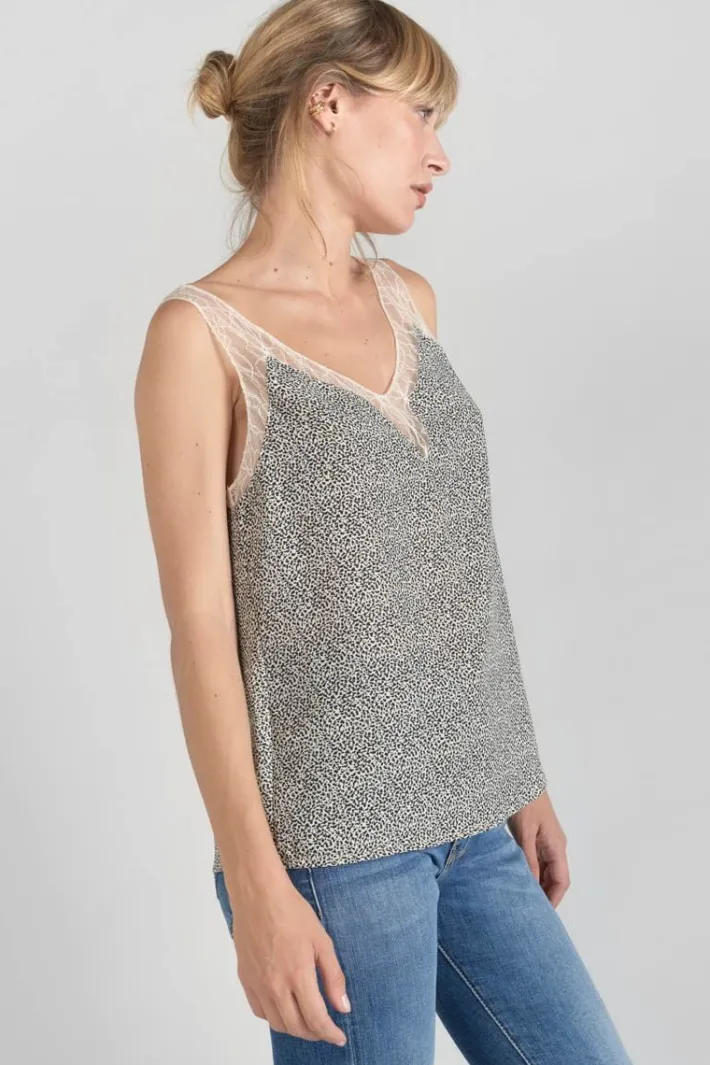 Le Temps des Cerises Caraco Lucine A Motif Et Noir Beige Best