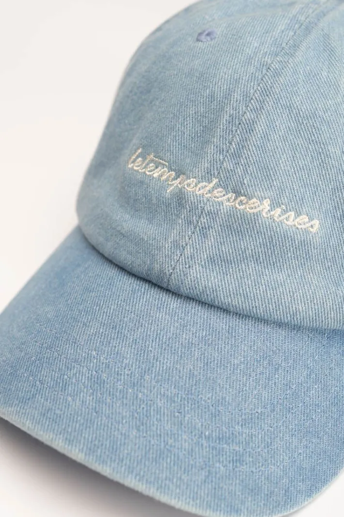 Le Temps des Cerises Casquette Fannya Bleu Denim Blue Denim Store