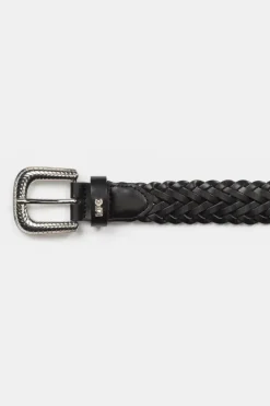Le Temps des Cerises Ceinture Balk Noire Tressee Black Store