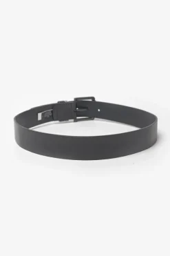 Le Temps des Cerises Ceinture Coral En Cuir Noir Black Fashion