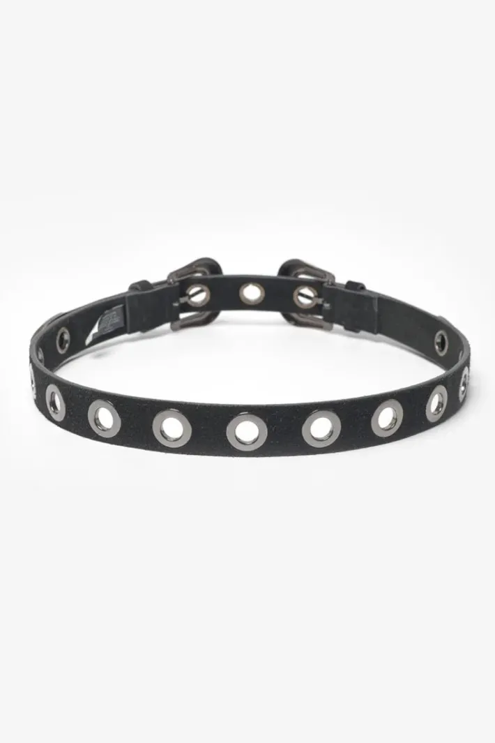Le Temps des Cerises Ceinture Esera En Cuir Noir Black Shop