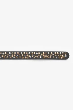 Le Temps des Cerises Ceinture Jimena En Cuir Noir Cloute Black Shop