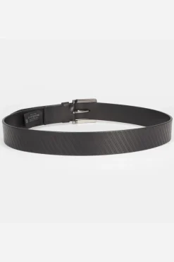 Le Temps des Cerises Ceinture Libar En Cuir Noir Black Outlet